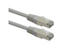 ROLINE Cordon Cat.6 (Classe E), PoE, S/FTP (PiMF) , gris, 0,3 m