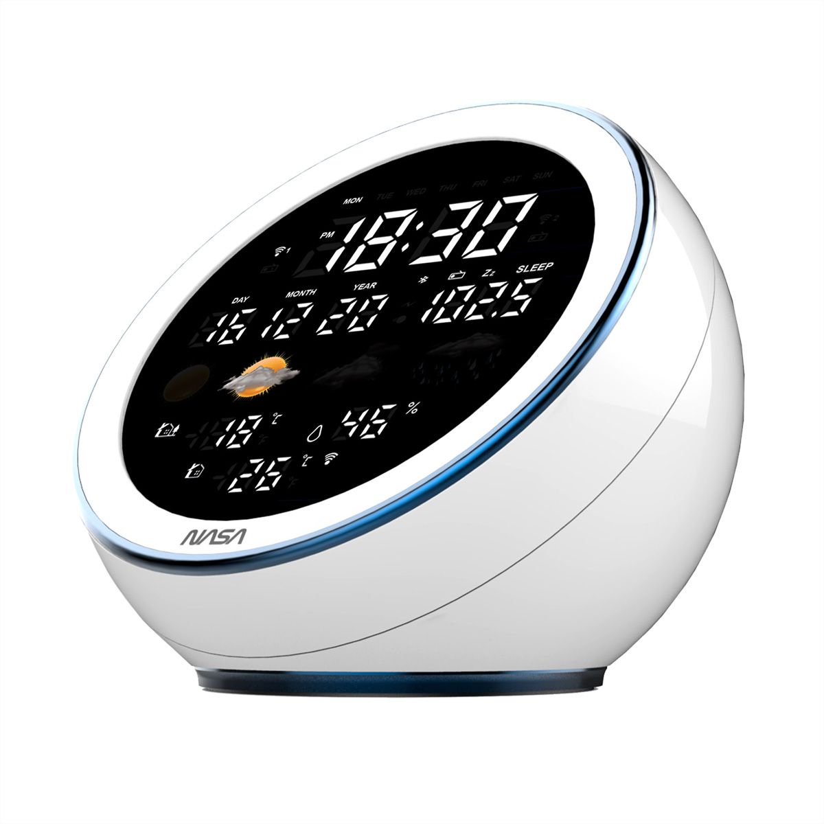 Nasa Wetterstation WSP1500, weiss, Bluetooth Speaker