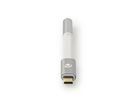 Nedis Adapter USB Typ C - 3,5mm Audio, ST/BU, 0.1 m, ST/BU