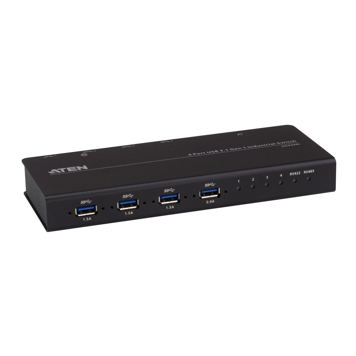 ATEN US3344i Commutateur de hub industriel USB 3.1 Gen1 4 x 4