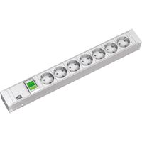 BACHMANN 19" 1,5UH 7xCEE7/3 1xcommutateur courant 2,0m CEE7/7