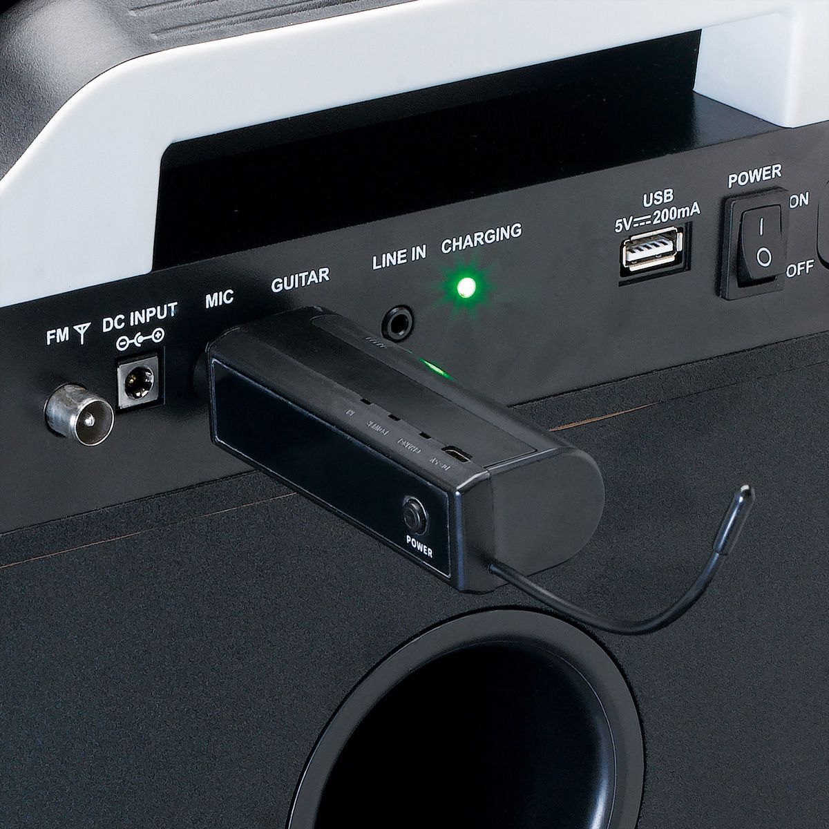 Lenco 2x Wireless Mikrofon MCW-020BK