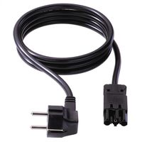 Câble d'alimentation 2P+T/GST18-3, noir, 1 m