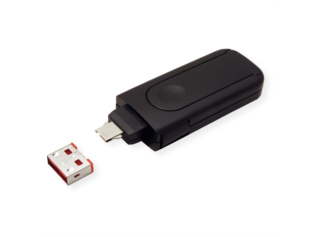 ROLINE USB Typ A Port Blocker, 4x Schloss und 1x Schlüssel