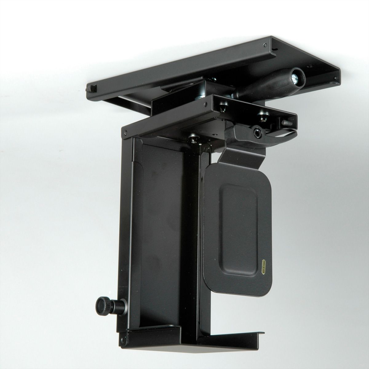 ROLINE Mini-PC-Halterung ausziehbar, drehbar, schwarz, bis 10 kg