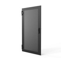 SCHROFF TUER 1600H 800B PERF.IP20 3PTS RAL7021