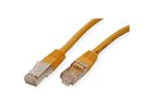 VALUE Patchkabel Kat.6 (Class E) S/FTP (PiMF), gelb, 0,5 m