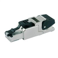 TELEGÄRTNER MFP8 feldkonfektionierbarer RJ-45 Stecker, Cat.6A (Class EA) T568A
