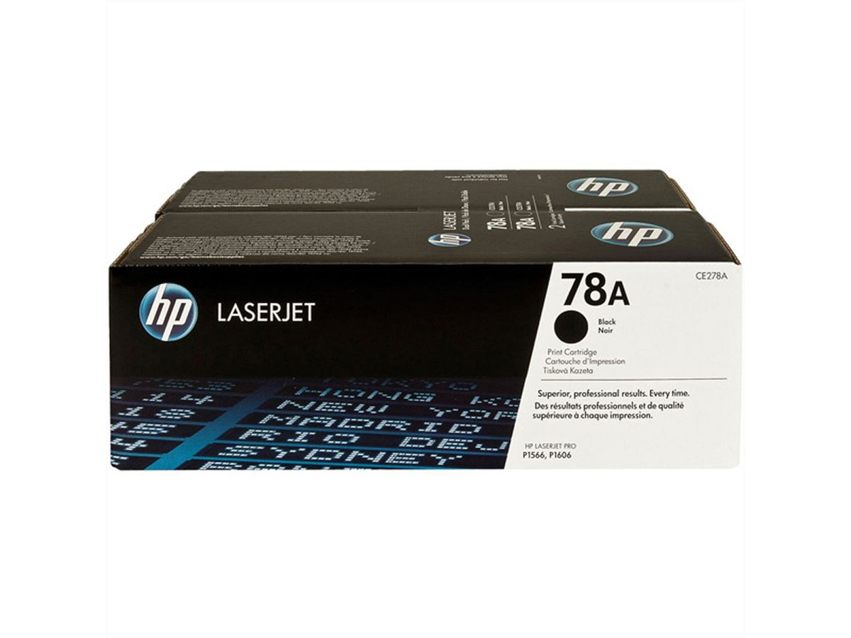 HP CE278AD - Cartouche de toner double, de chacun 2.100 pages