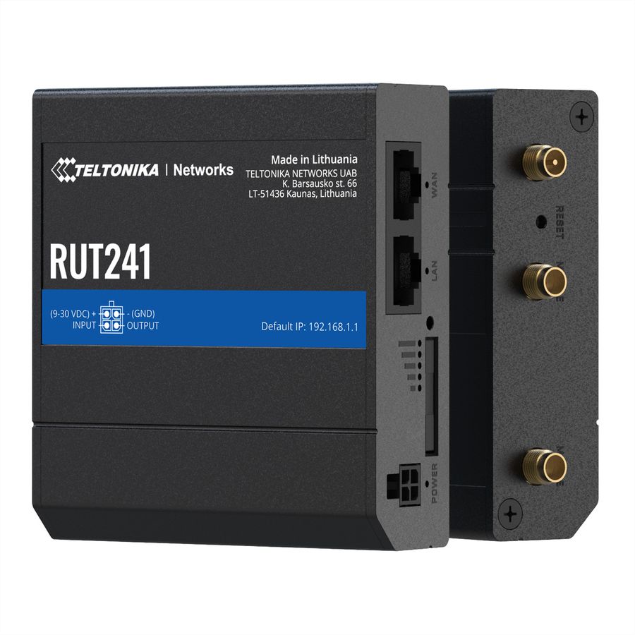 TELTONIKA RUT241 LTE/4G/3G/2G WiFi Industrie Router MEIG-Version SIM