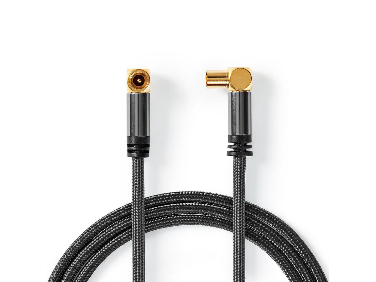 Nedis Koaxial Kabel 75 Ohm, ST/BU, grau, 5 m