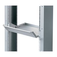 SCHROFF 19"-Kabelwanne, 2 HE - 19"KABELWANNE VERSTB.RAL7035