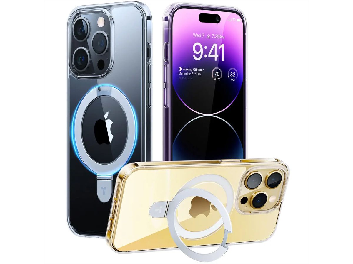 Torras UPRO Ostand Case, iPhone 14 Pro, MagSafe, transparent
