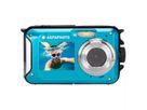 Agfa Digitalkamera, wasserdicht bis 3m, blau, Doppeldisplay, Blitz