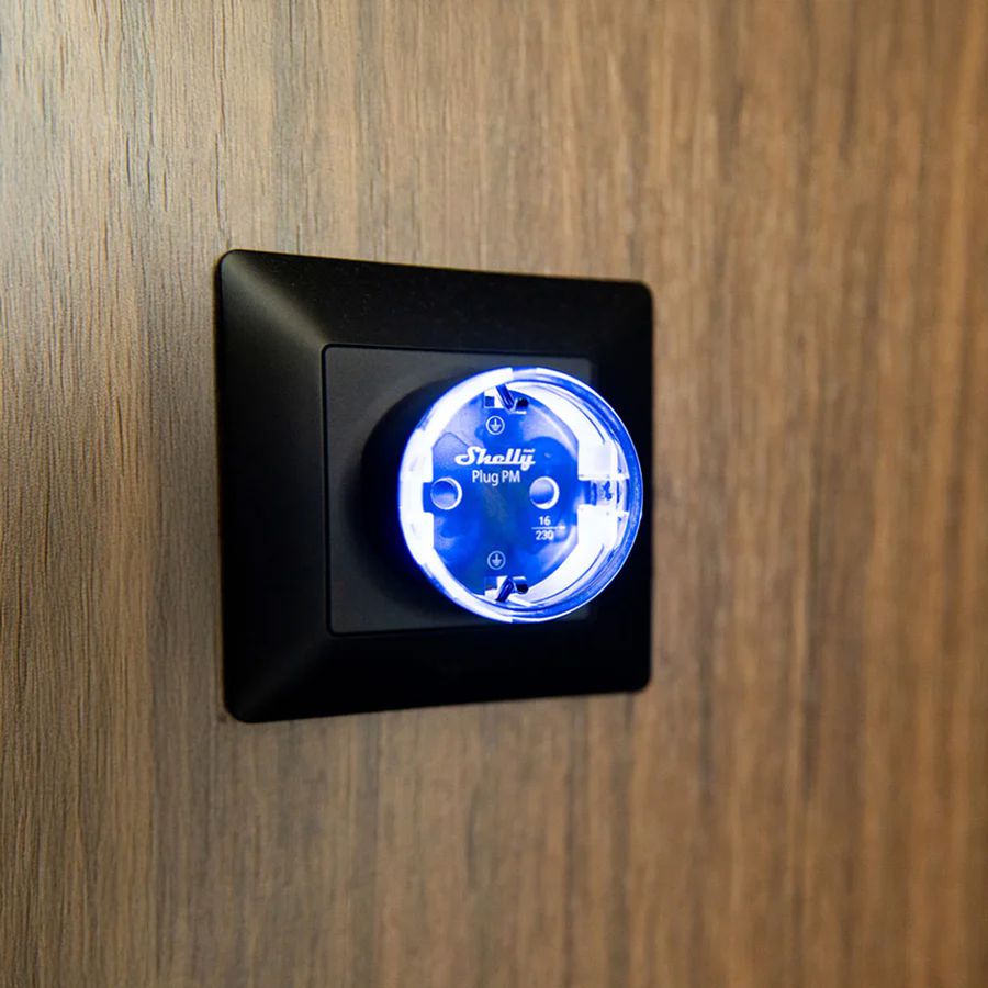 Shelly SmartPlug PM Gen3 schwarz