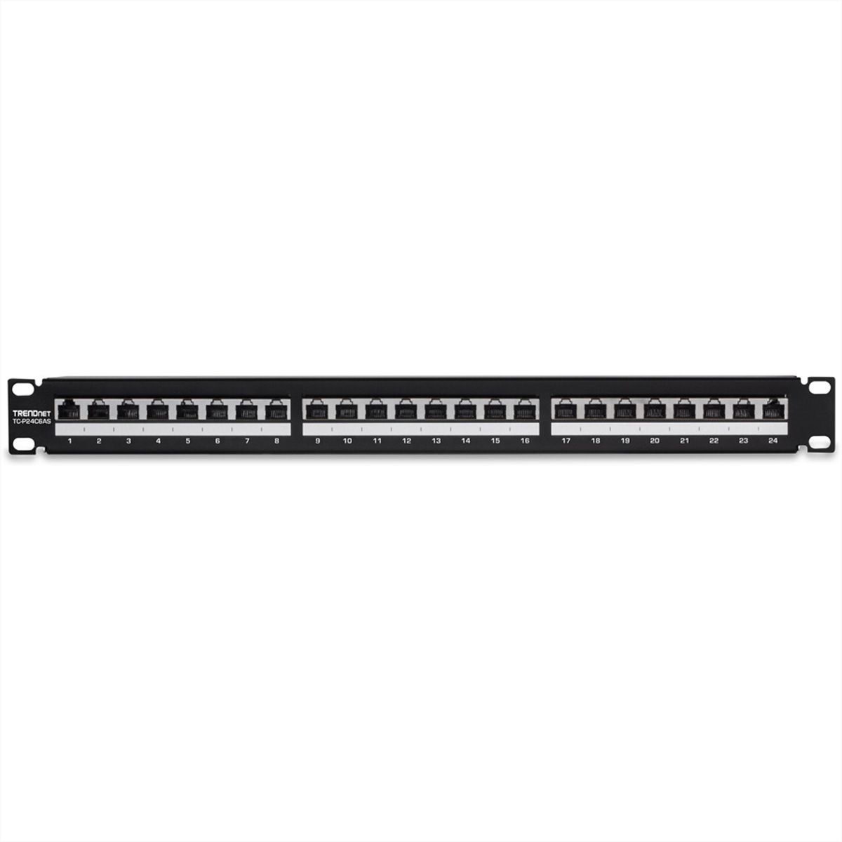 TRENDnet TC-P24C6AS Patch Panel, 24-Port Cat6A geschirmt
