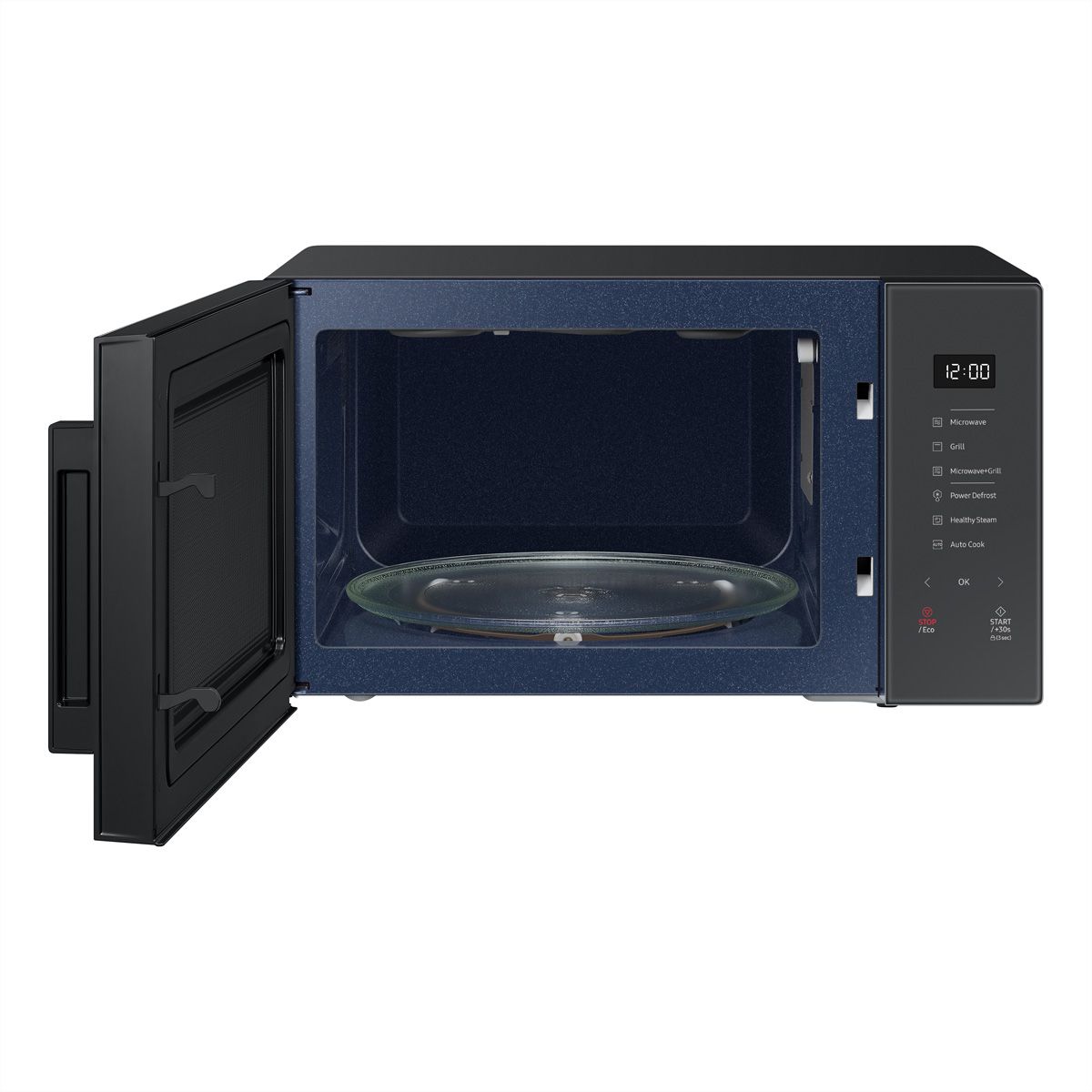 Micro-ondes Samsung avec grill, Bespoke, Clean Charcoal, 30l, MG30T5068UC