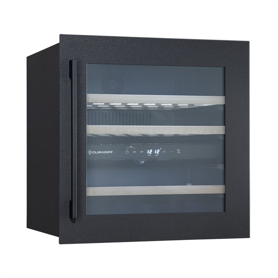 Climadiff Weinkühlschrank CBI36DBM, Unterbau, 2 Zonen, 36 Flaschen