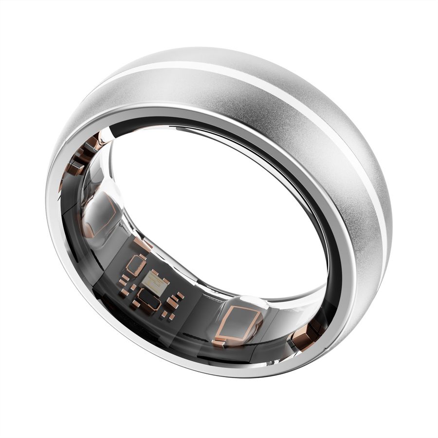 MYnextRING Smart Ring argent mat, Taille 12