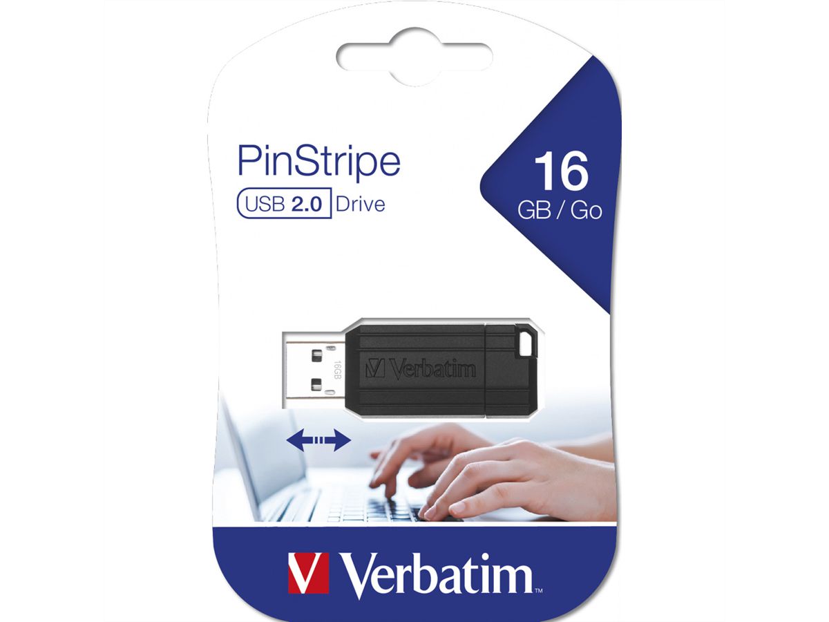 Verbatim Pin Stripe USB 2.0 16GB