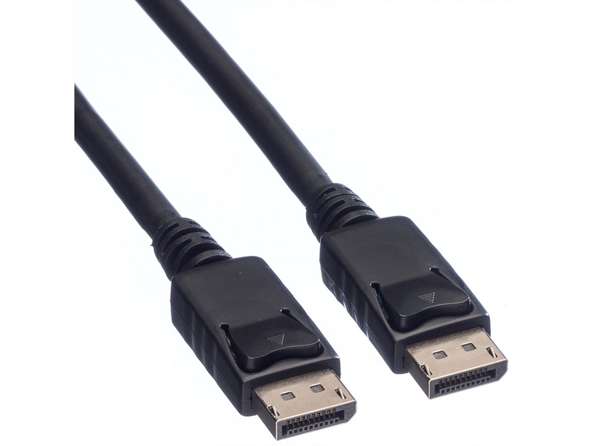 VALUE DisplayPort Kabel, DP ST - ST, LSOH, schwarz, 5 m