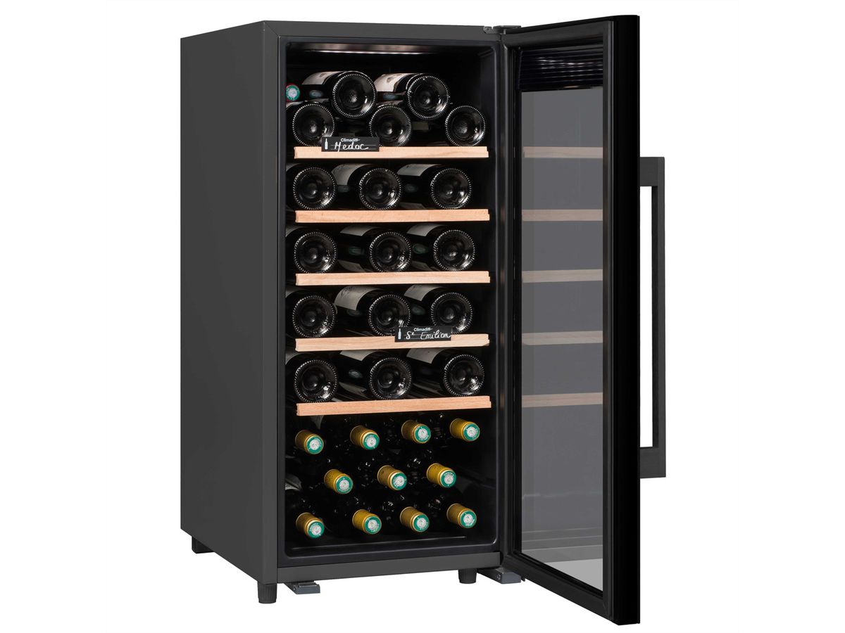 Climadiff Weinkühlschrank CLS45B1, Freistehend, 1 Zone, 41 Flaschen