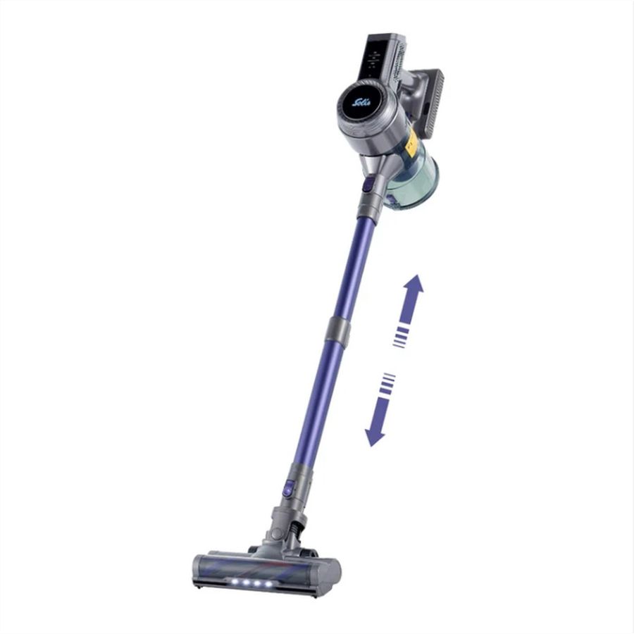 Solis Flexi Vac Cleaner 350, aspirateur sans fil, 350 W, Li-Ion, , gris/violet