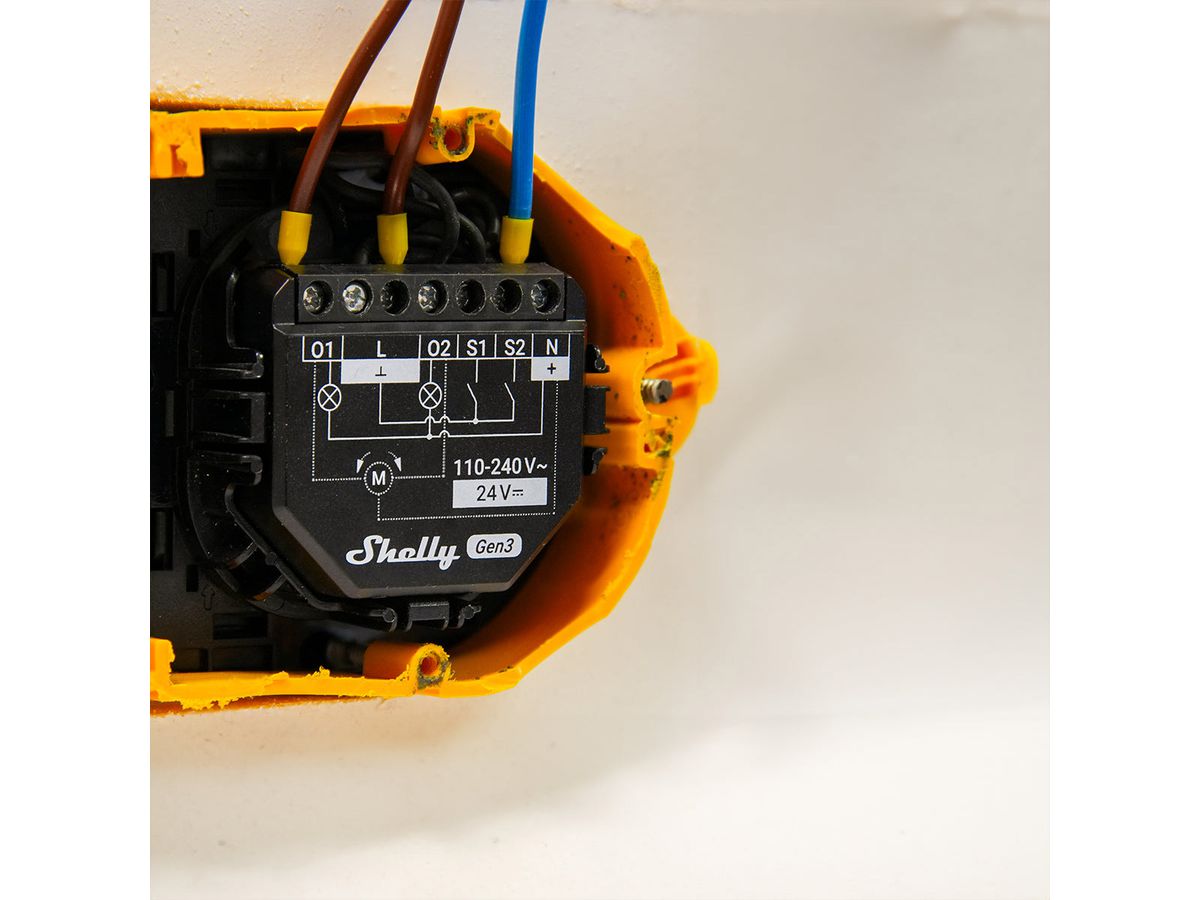 Shelly Acteur de switch 2PM Gen3, (Quadro Pack)