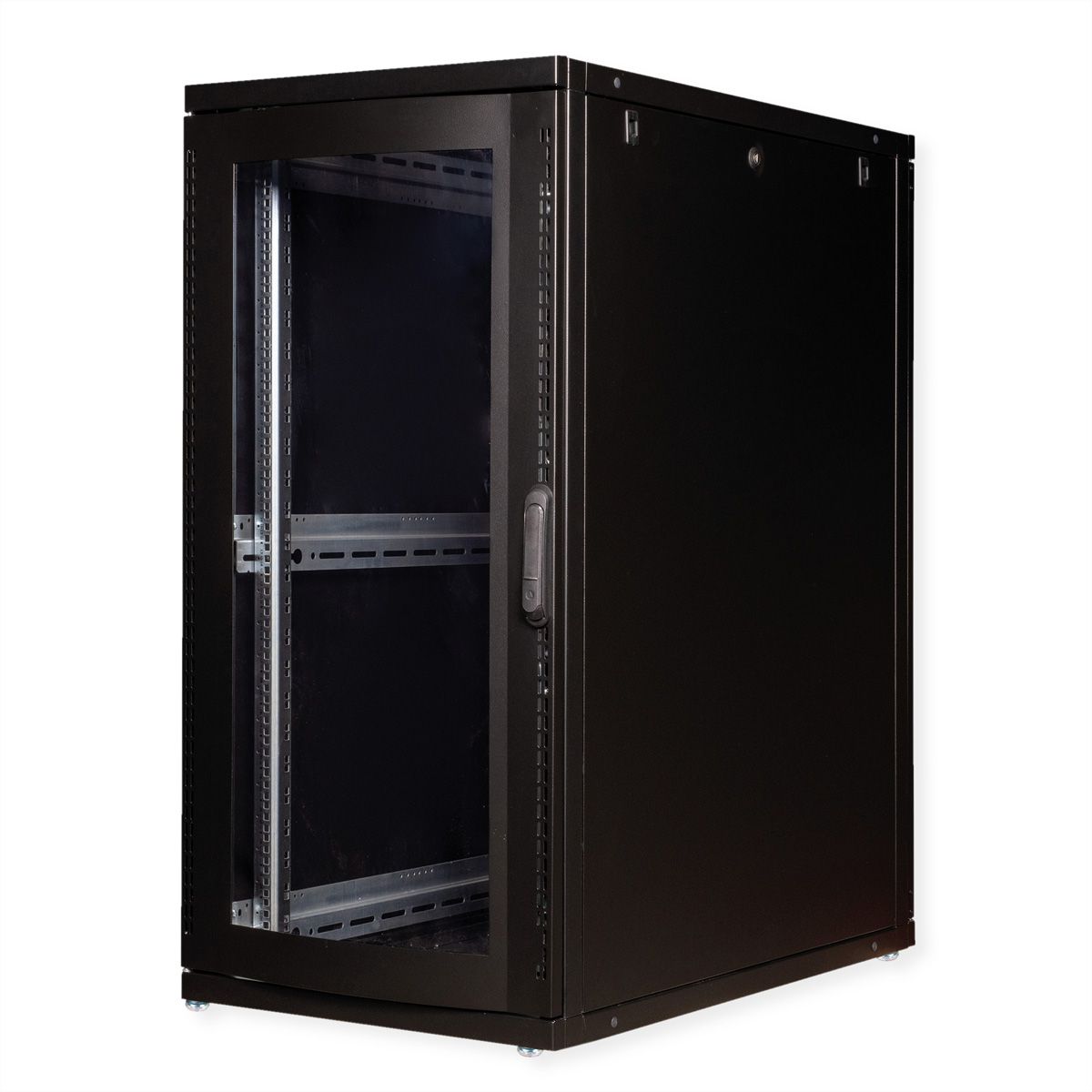 ROLINE 19" Baie serveur Pro 26U, 600x1000 LxP noir Plexiglas