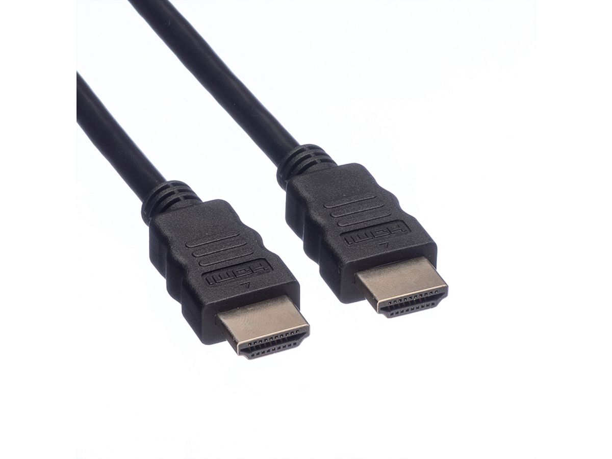 ROLINE Câble HDMI High Speed avec Ethernet, noir, 1,5 m