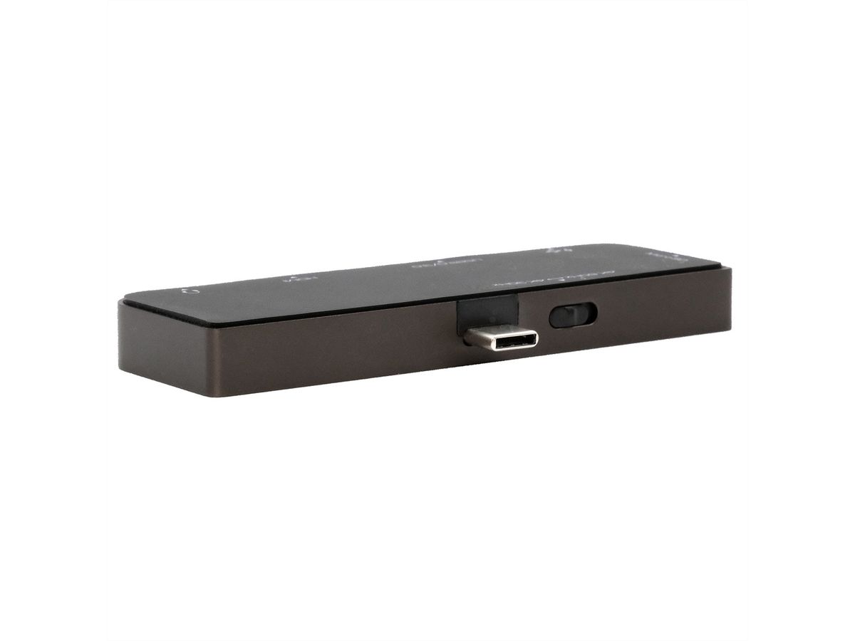 EXSYS EX-1222HM Mini station d'accueil USB-C 5 en 1