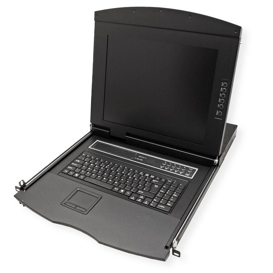 VALUE 19-Zoll-KVM-Switch, 8-Port, 43 cm (17") TFT (4:3), VGA, USB, CH-Layout
