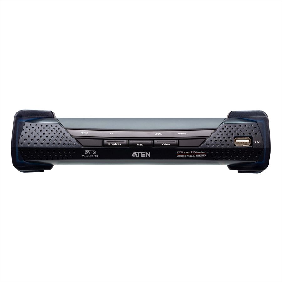 ATEN KE6920R 2K DVI-D Dual Link KVM Over IP Empfänger mit SFP