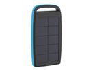 XLayer Powerbank Plus Solar 20'000mAh, noir/bleu, USB, 5V/2.4A & 5V/1A
