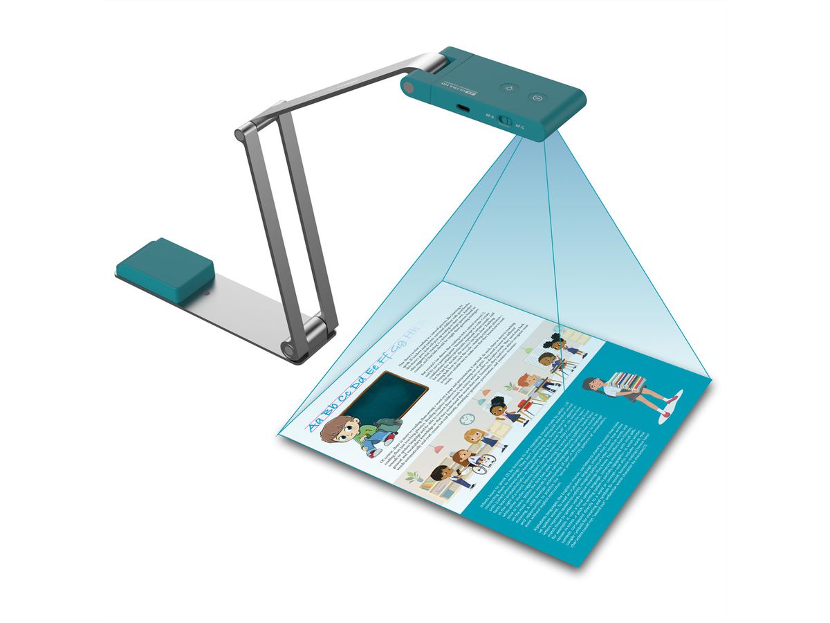 IRIScan Visualizer 7 Dyslexic, USB-Dokumentenkamera und mobiler Scanner