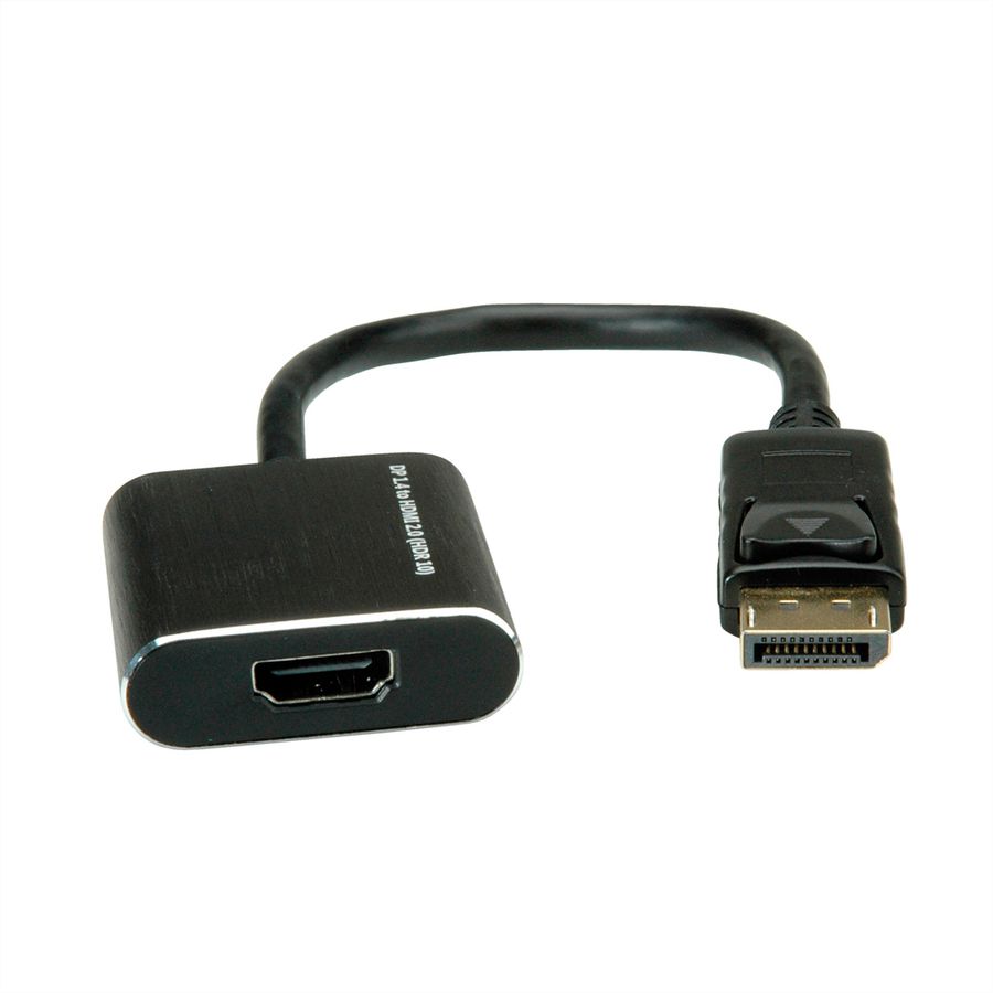 ROLINE DisplayPort-HDMI Adapter, v1.4, HDR 10, DP ST-HDMI BU, Aktiv
