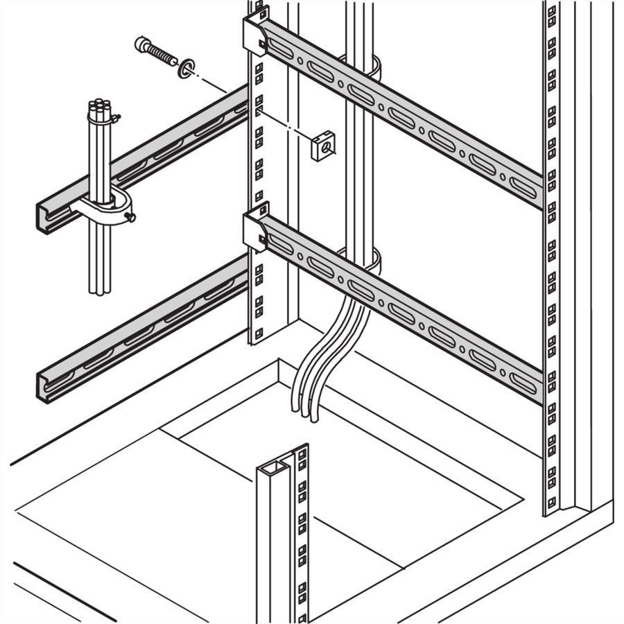 SCHROFF Eurorack C-Rail pour armoire 800D