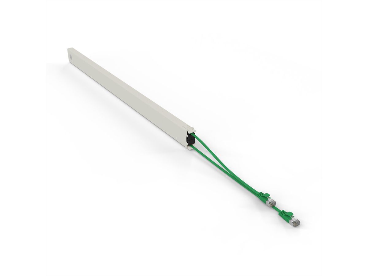 patchbox.one Cassette 46RU STP vert Cat.6a 2,5 m