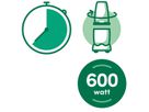Nutribullet Nährstoffextraktor 600W, anthrazit, 12-teilig