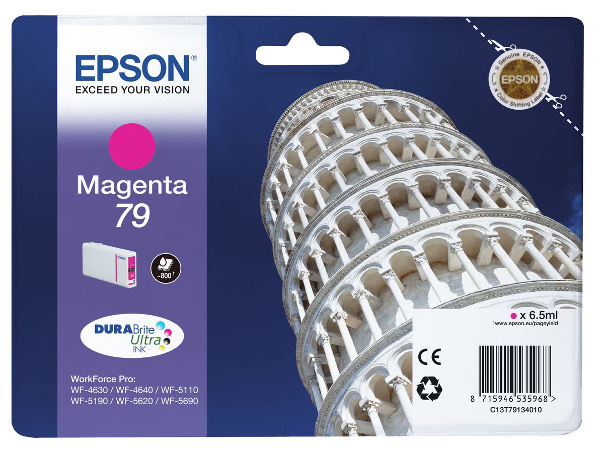 Epson Encre Magenta "Tour de Pise" (800 p)