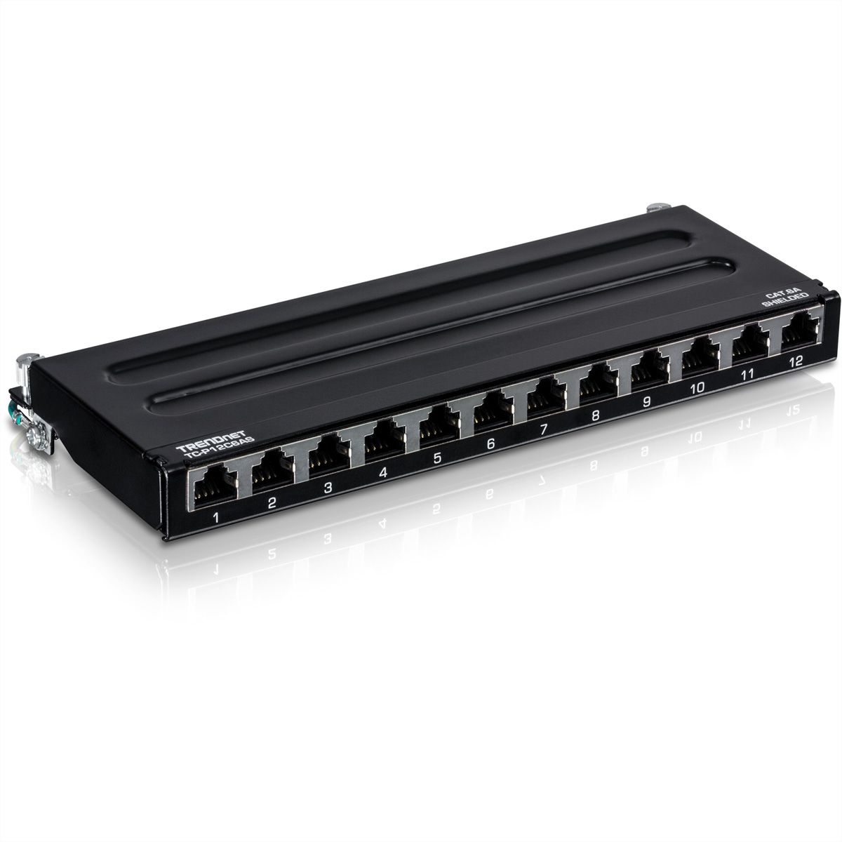 TRENDnet TC-P12C6AS Panneau de brassage renforcé à 12 ports Cat6A