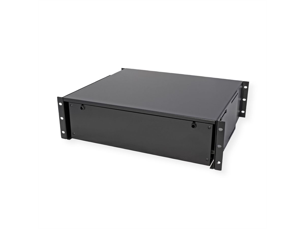 ROLINE 19-Zoll Tastatureinschub 3 HE, 400 T abschließbar schwarz