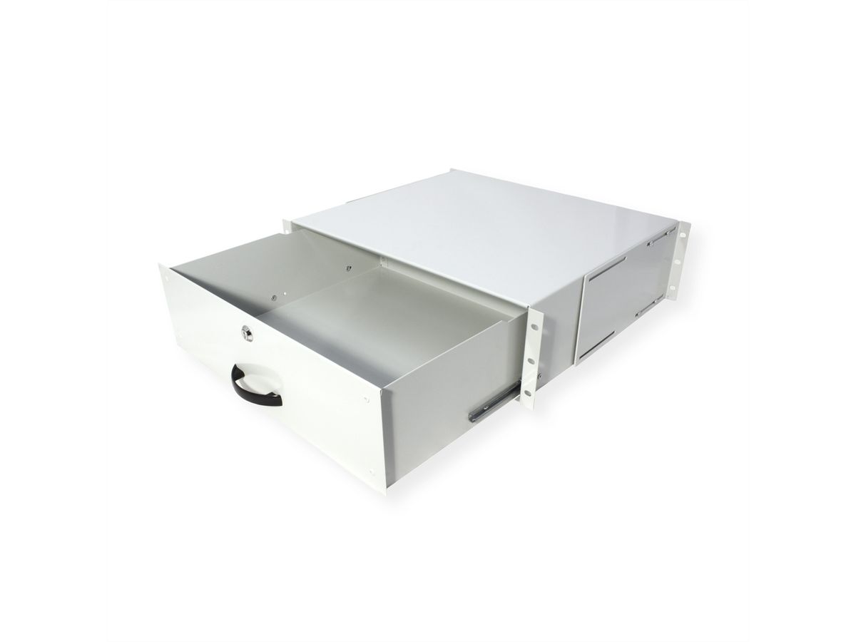 ROLINE 19-Zoll Tastatureinschub 3 HE, 400 T abschließbar grau