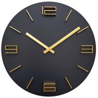 Technoline Horloge murale WT2400 noire horloge à quartz