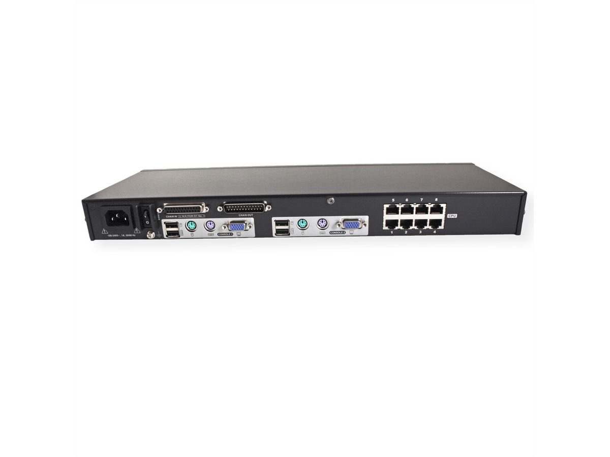 ATEN KH2508A 2-Konsole 8-Port Multi-Interface (DisplayPort, HDMI, DVI, VGA) Cat 5 KVM Switch