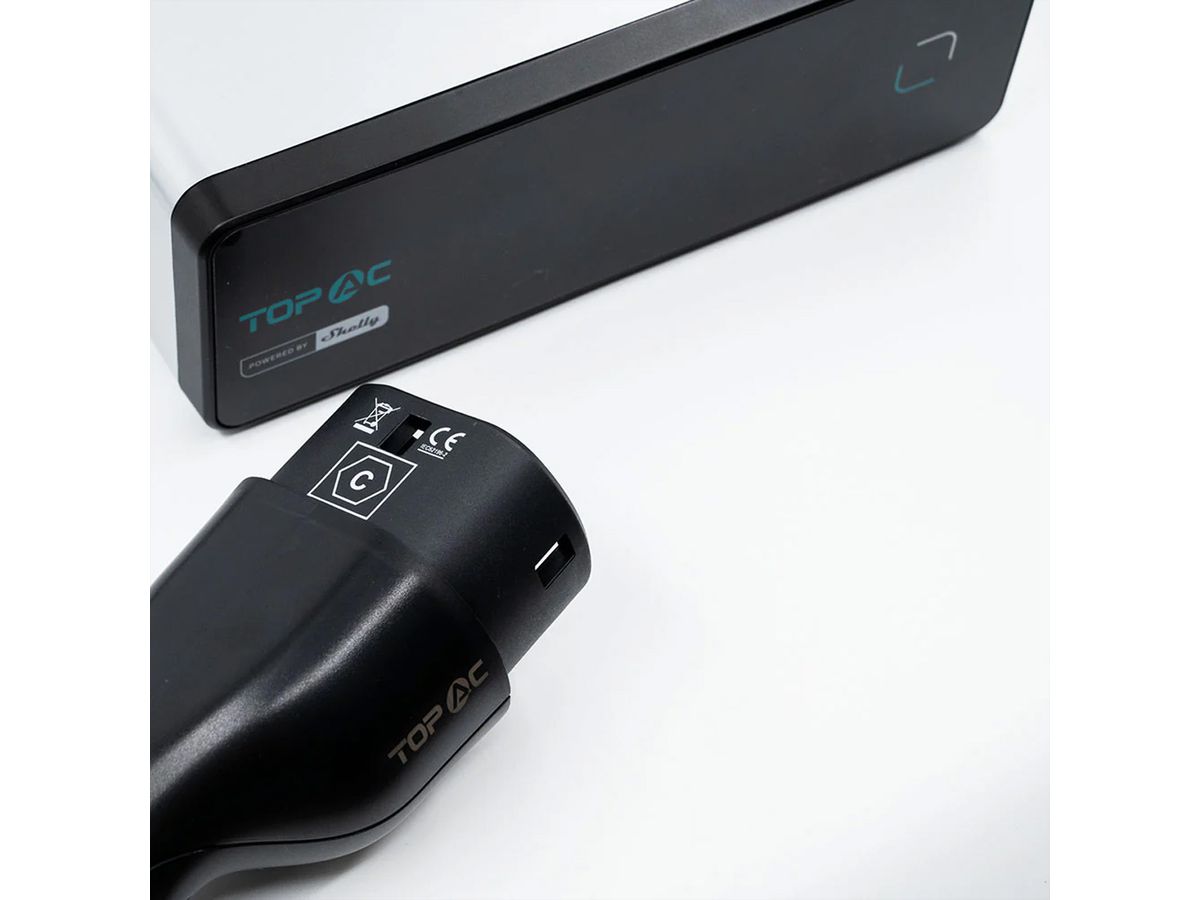 Shelly TopAC Portabler EV-Charger, 250VAC (1P+N+E), 32 A, 7,4 kW