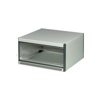 SCHROFF RatiopacPRO AIR Coffret de bureau, blindage rétrofitable, garniture avant, 6/7 U, 84 CV, 315 mm