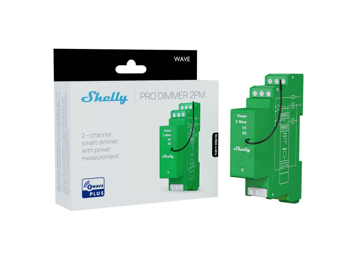 Shelly Dimmaktor Wave Pro 2PM