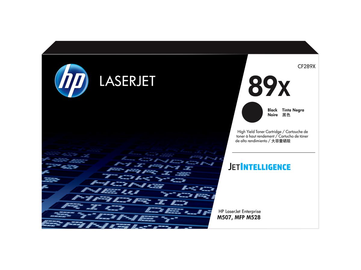 HP Toner noir LaserJet 89X authentique grande capacité