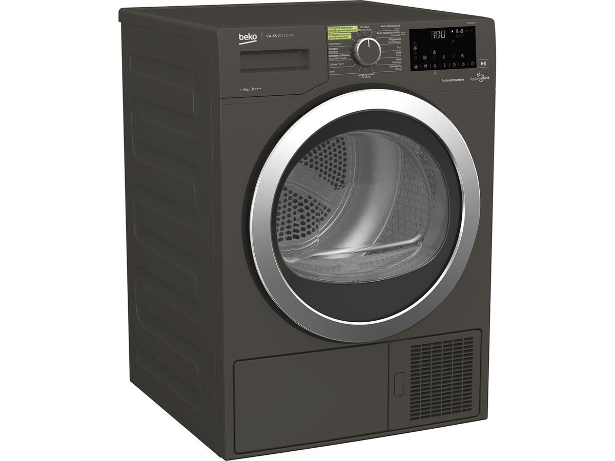 Beko Wäschetrockner DS8539MCH, 8kg, anthrazit, UV-Licht